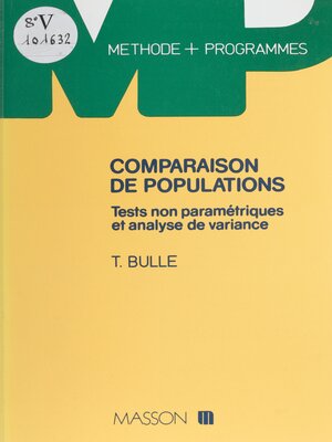 cover image of Comparaison de populations